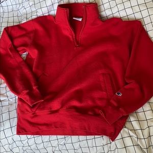 Vintage Champion Quarter Zip Sweatshirt